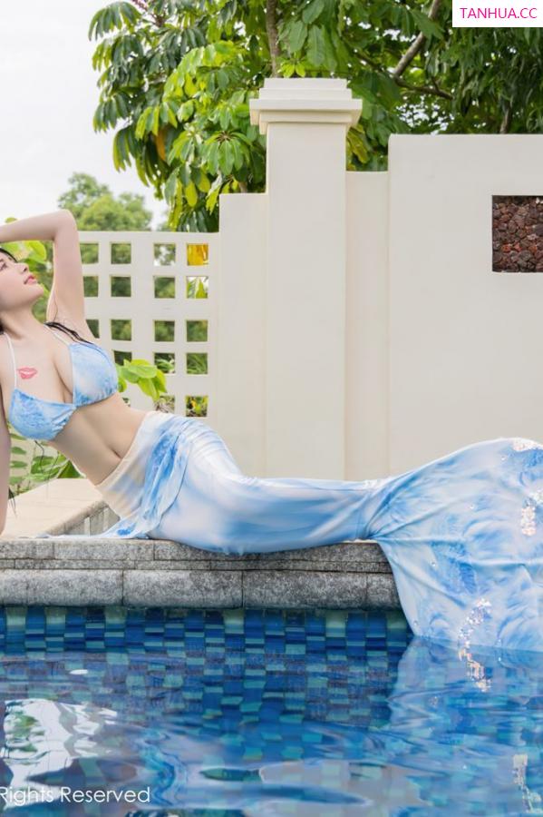 美七Mia  美七Mia泳池系列 绚丽美人鱼服饰第12张图片